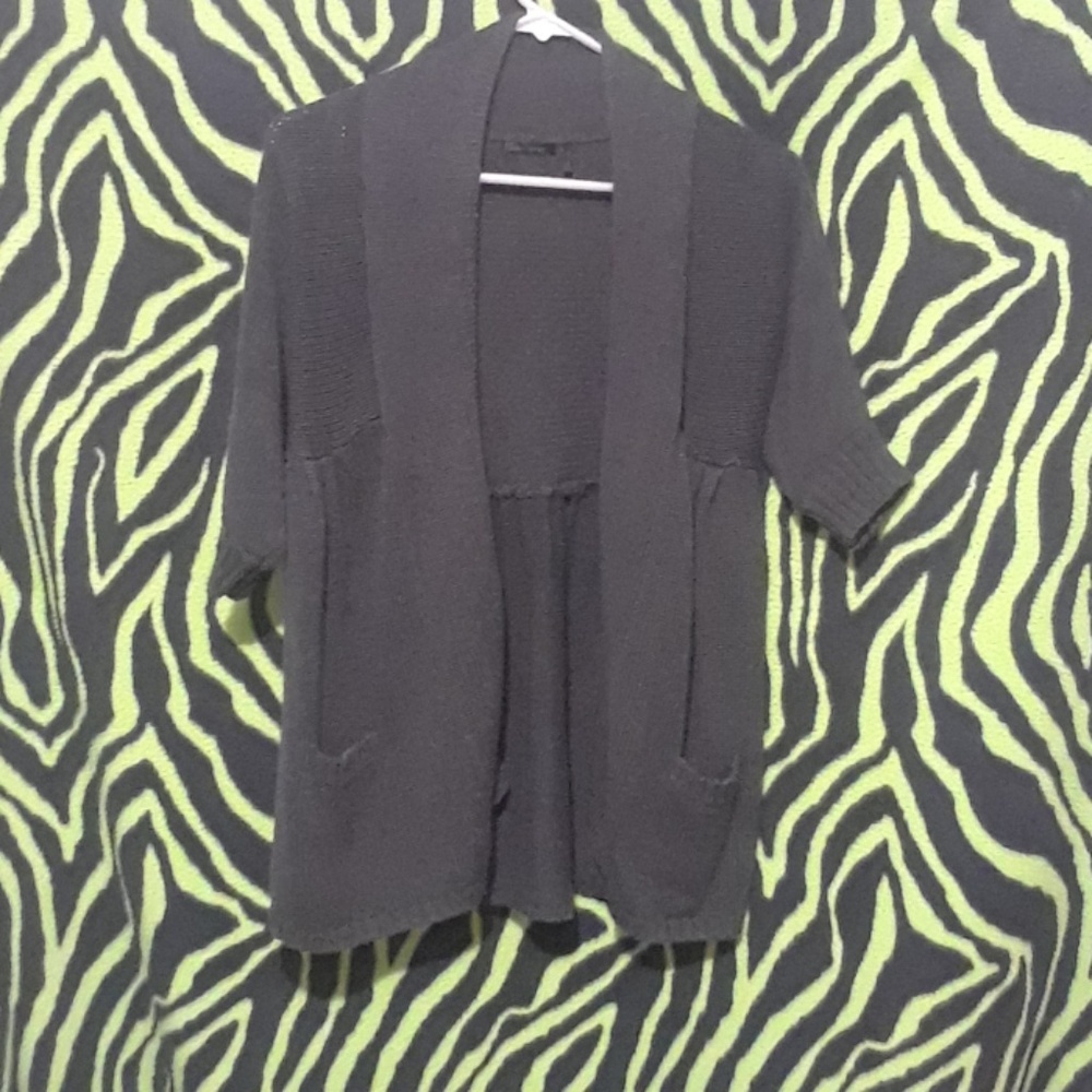 Dark gray cardigan